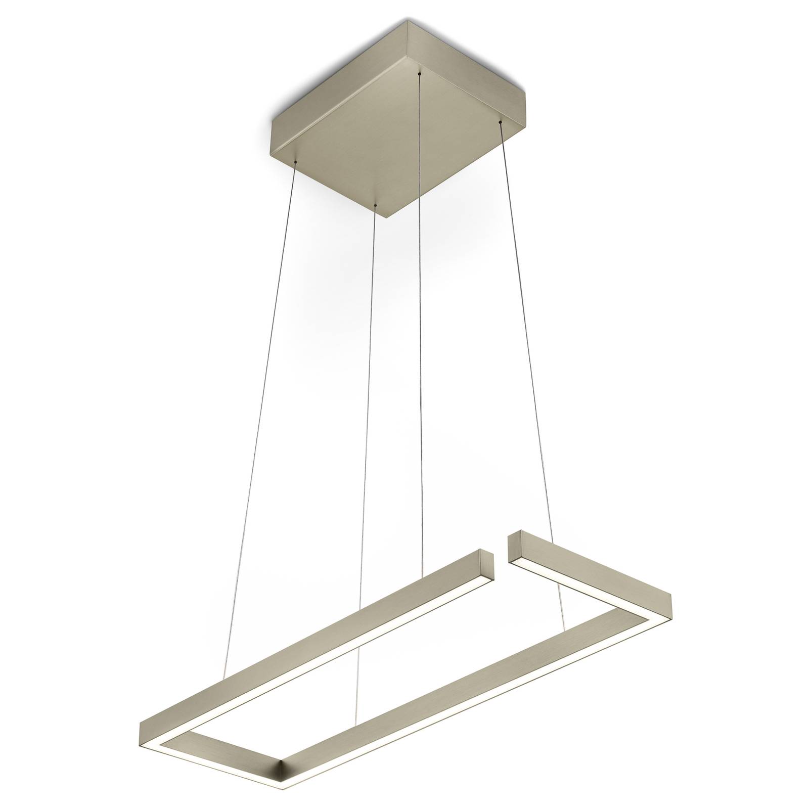 Knapstein LED-hängande lampa Marisa-60 brons 60 x 20cm