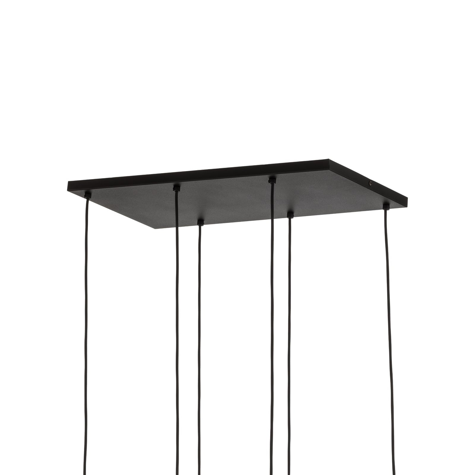 Żyrandol Sophia, 6-punktowy, biało-koniakowy, długość 65 cm, E14