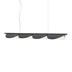 FLOS Almendra Linear LED hanging light 4-bulb grey