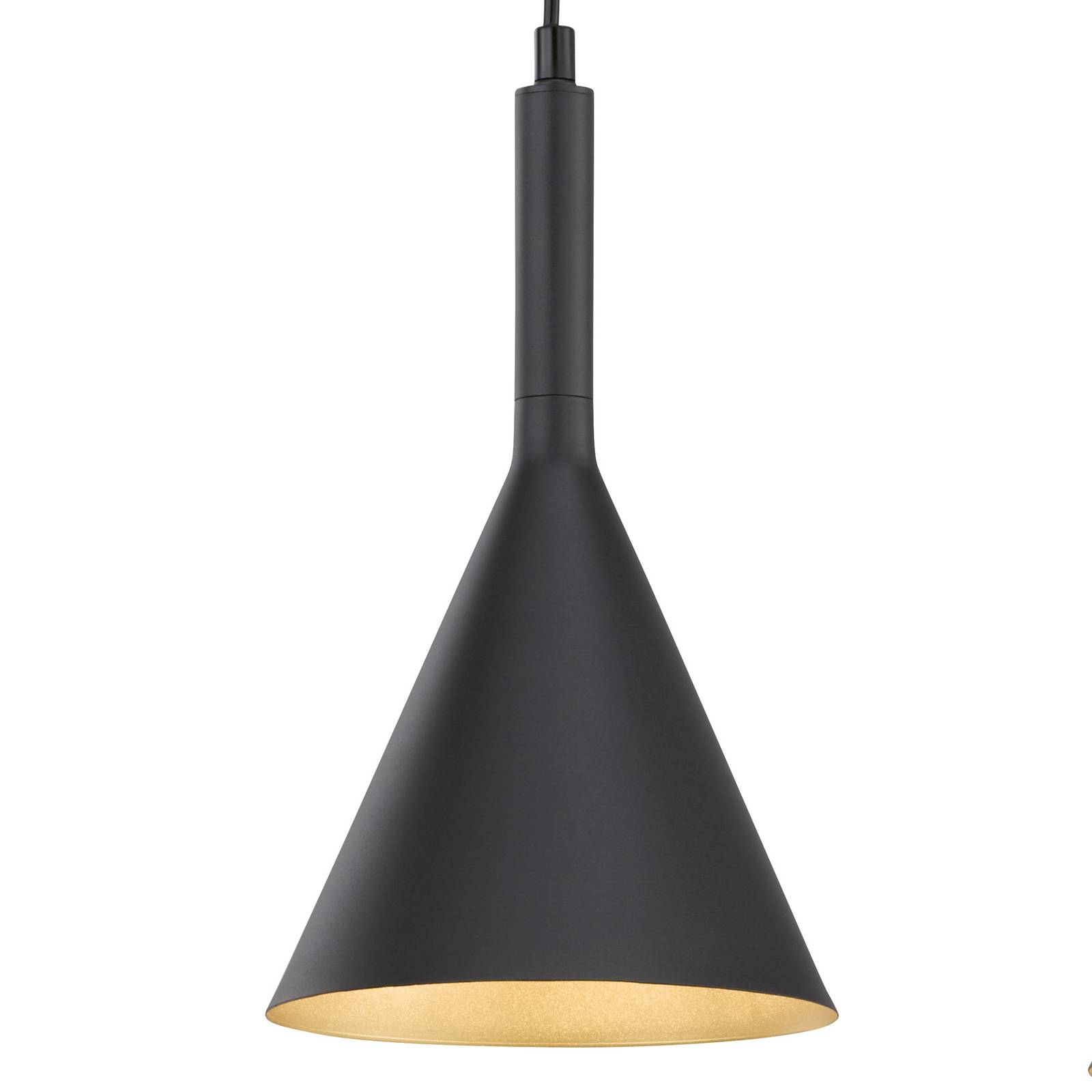 FISCHER & HONSEL Suspension Senja à 3 lampes noire