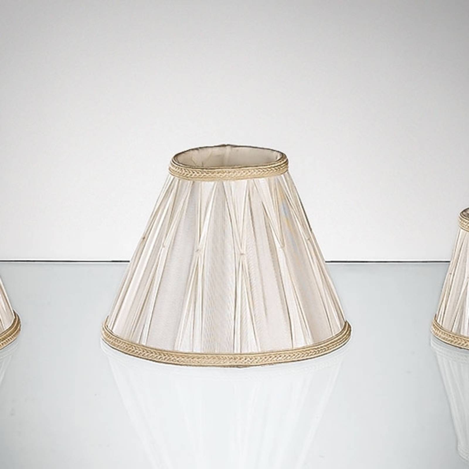 Levně Náhradní stínidlo pro stolní lampy, plis., 23 cm