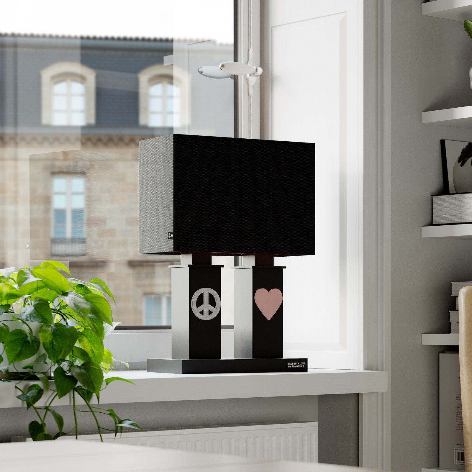 By Rydéns Stand by me table lamp matt black