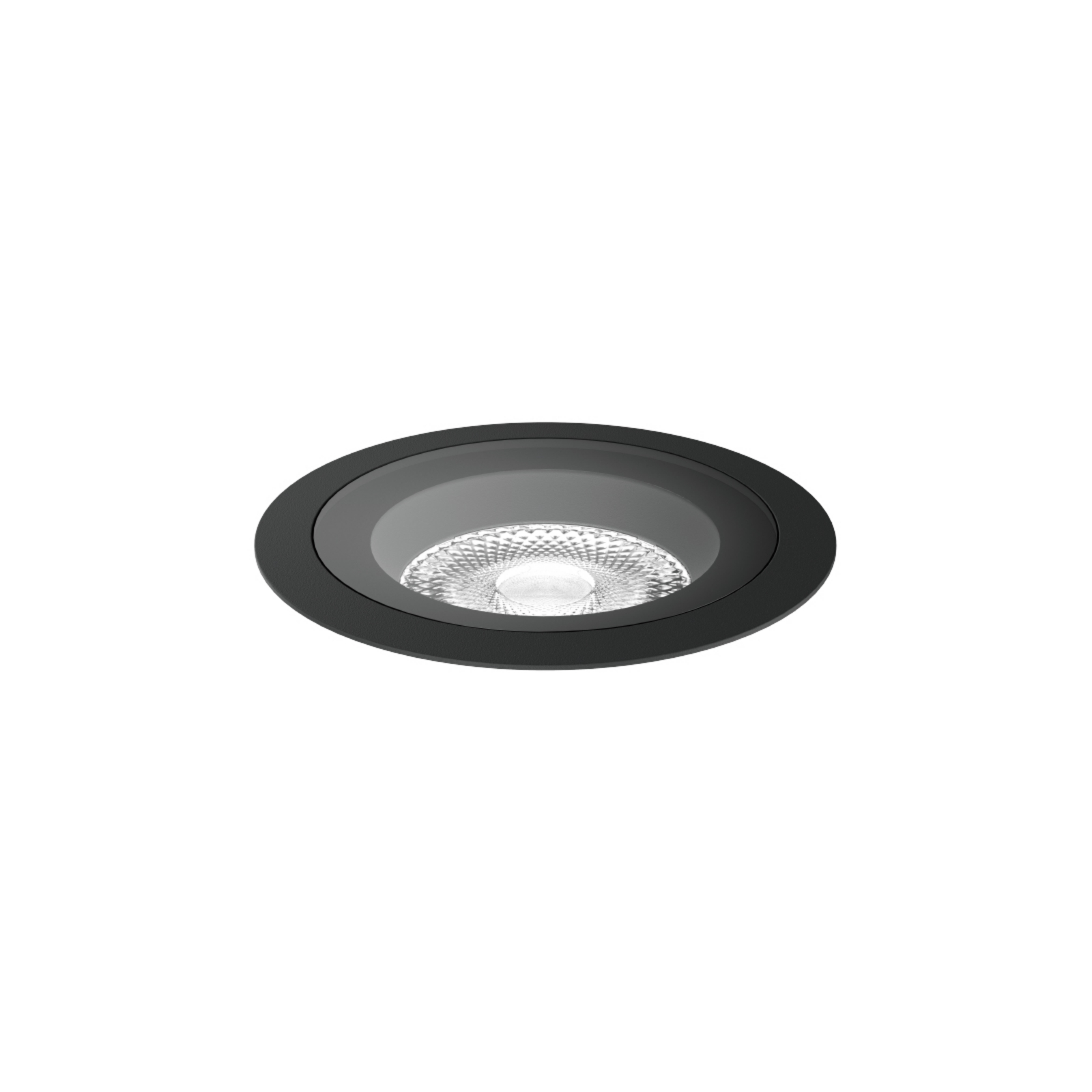 WEVER & DUCRÉ Εντοιχισμένος φωτιστικός LED δαπέδου Blink trim 2.0, μαύρος
