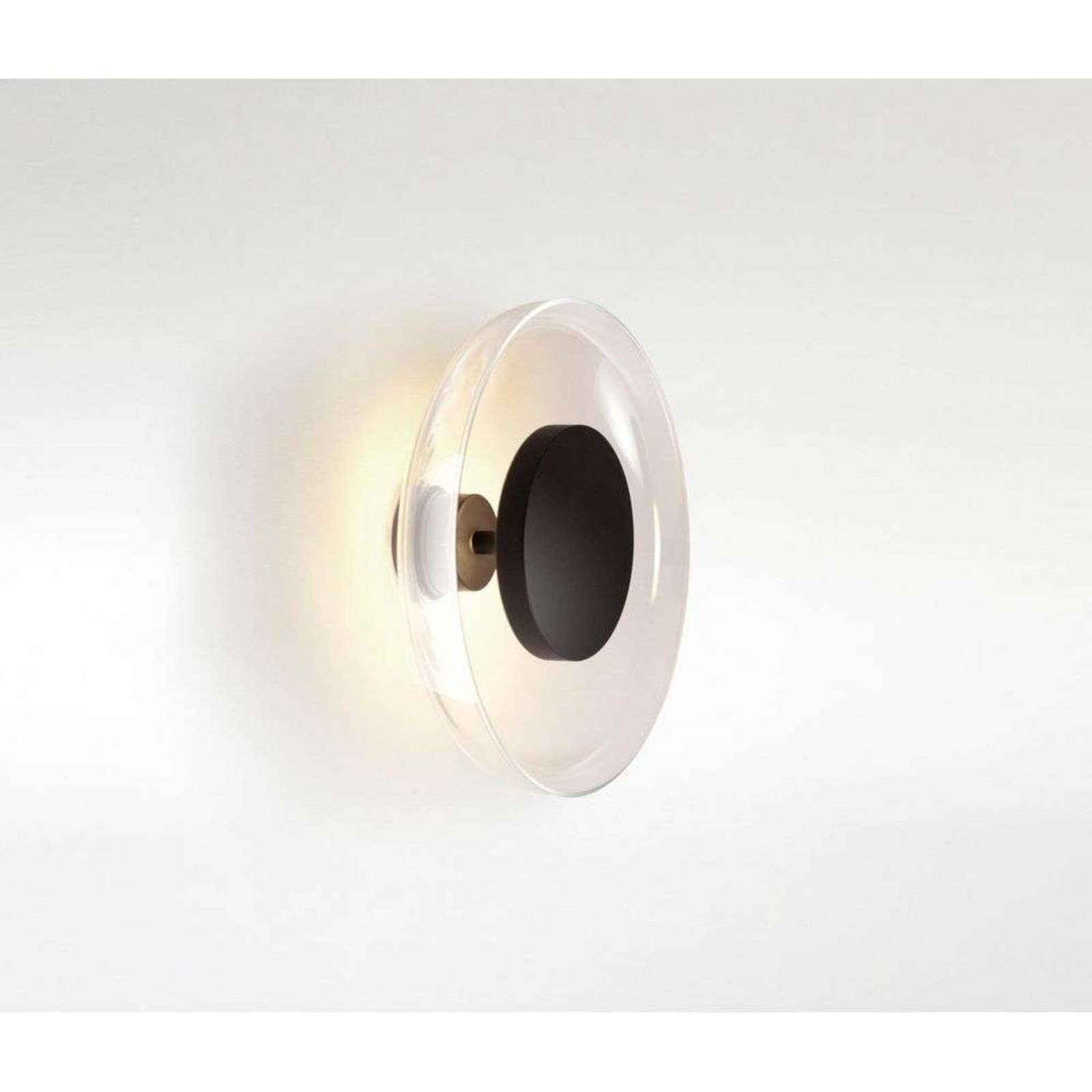 Aplică LED MARSET Aura Plus Ø 25 cm On/Off translucidă - Camera de zi / sufragerie - Design - Plastic