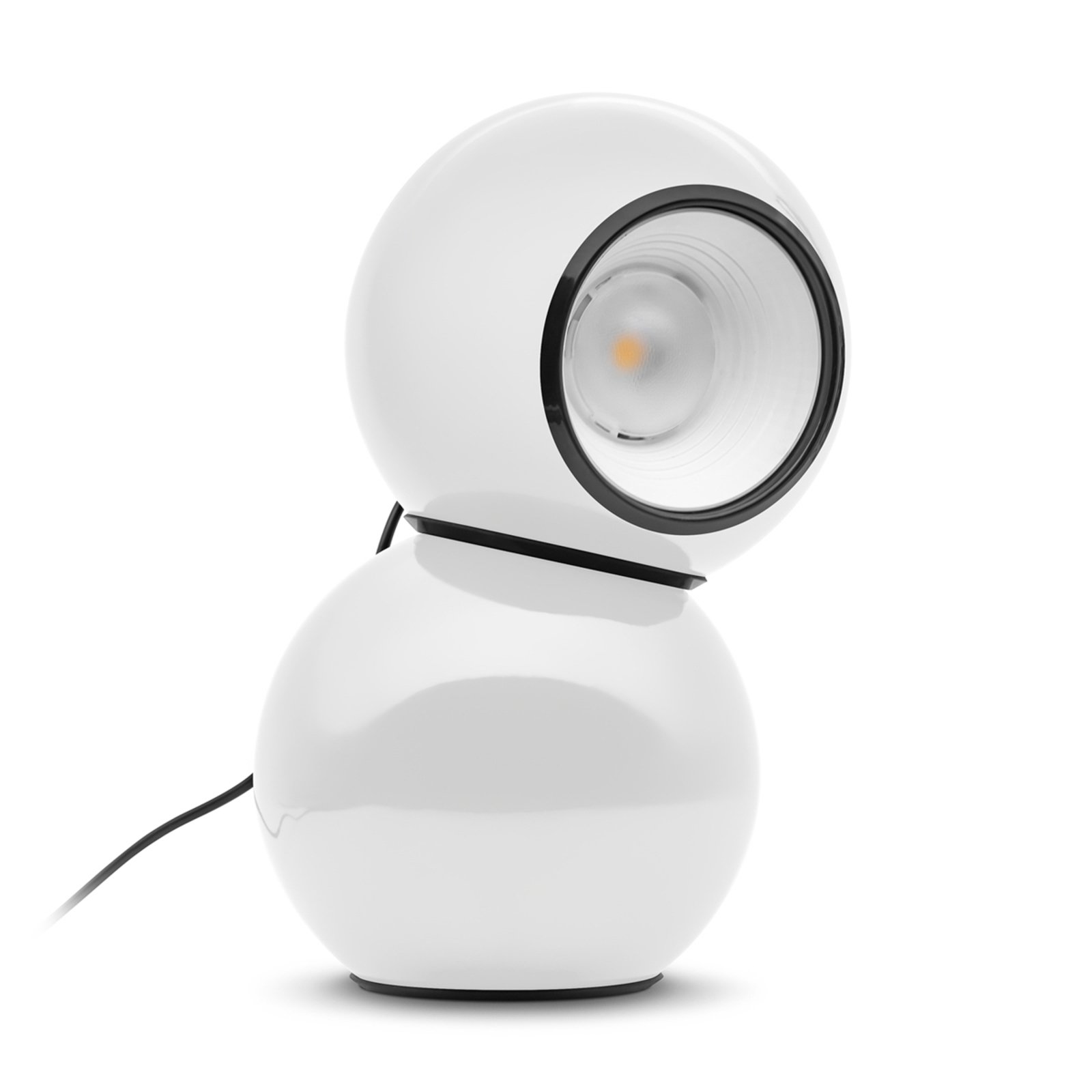 Lampada LED da tavolo Gravitino, bianca, 24,9 cm - Stilnovo Lampada LED da tavolo Gravitino, bianca, 24,9 cm - Stilnovo