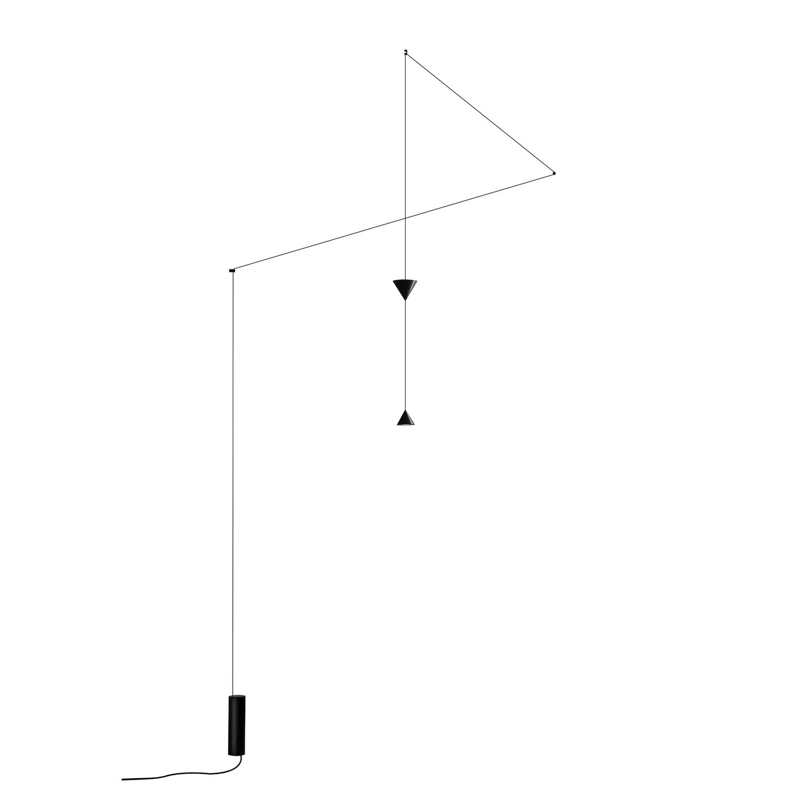 Karman Filomena LED floor lamp 2-bulb 2,700 K, for Living / Dining Room, aluminium, metal, 16.8 W