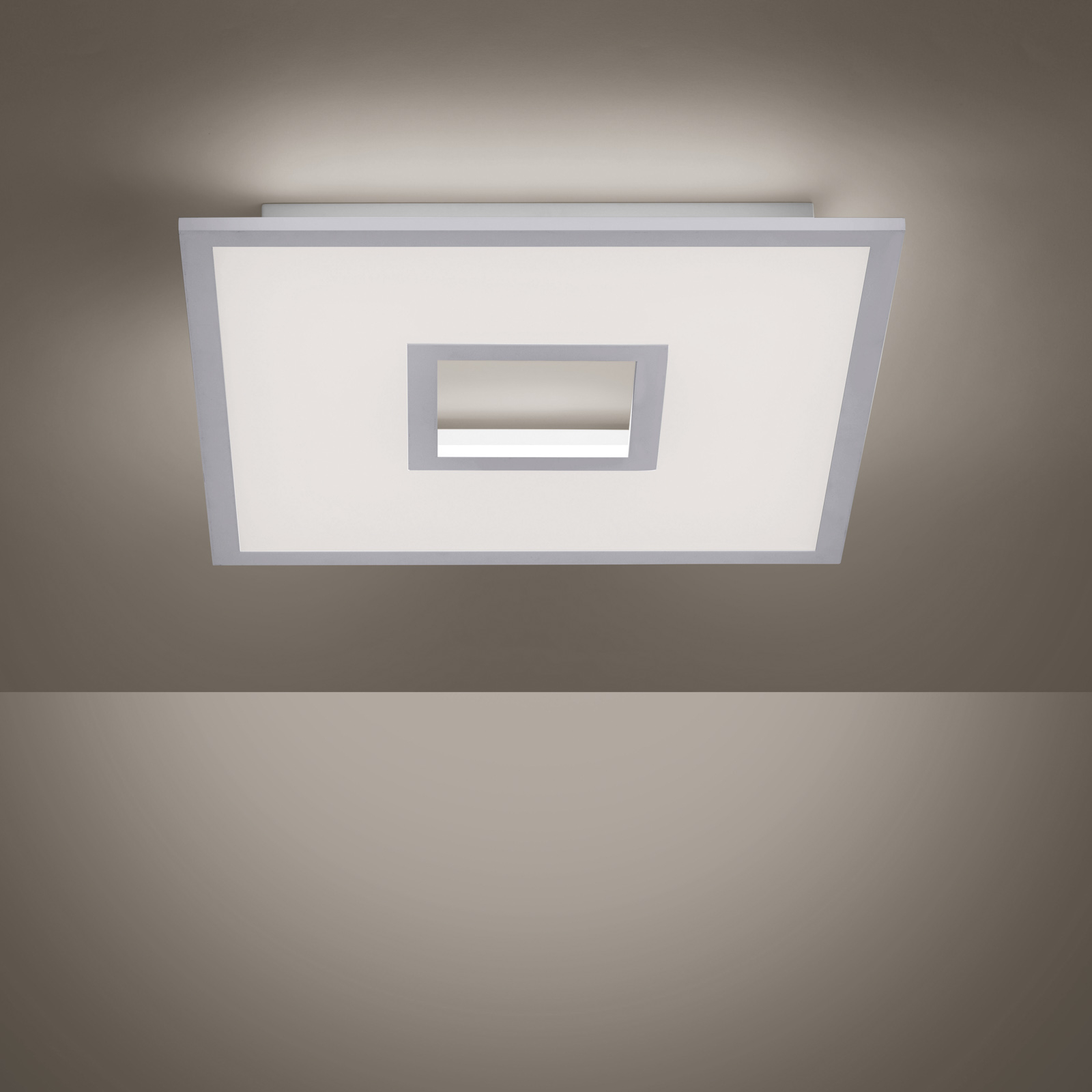 Lampa sufitowa LED Recess z pilotem RGBW