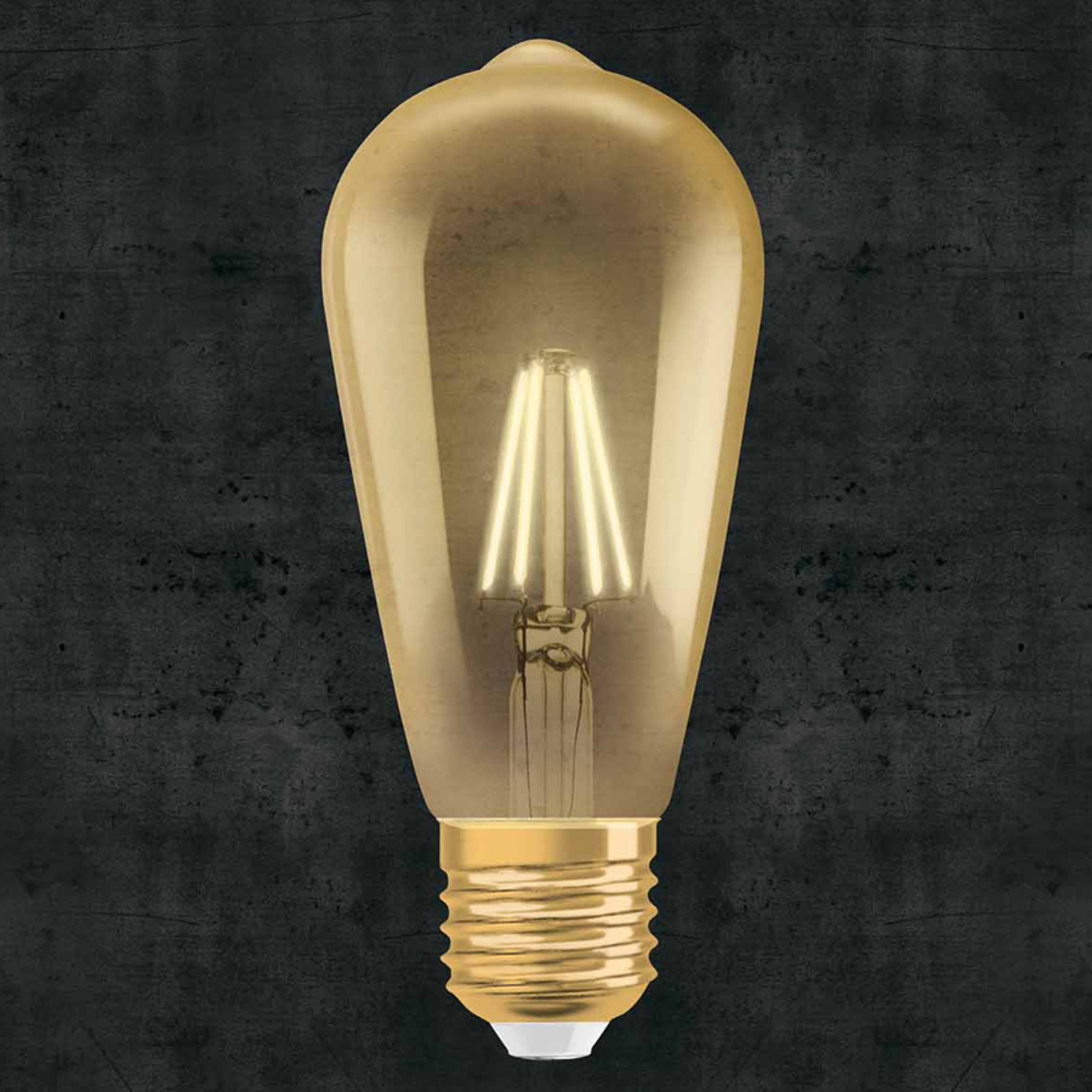 E27 4,5W 824 LED rustika lamp vintage editie 1906