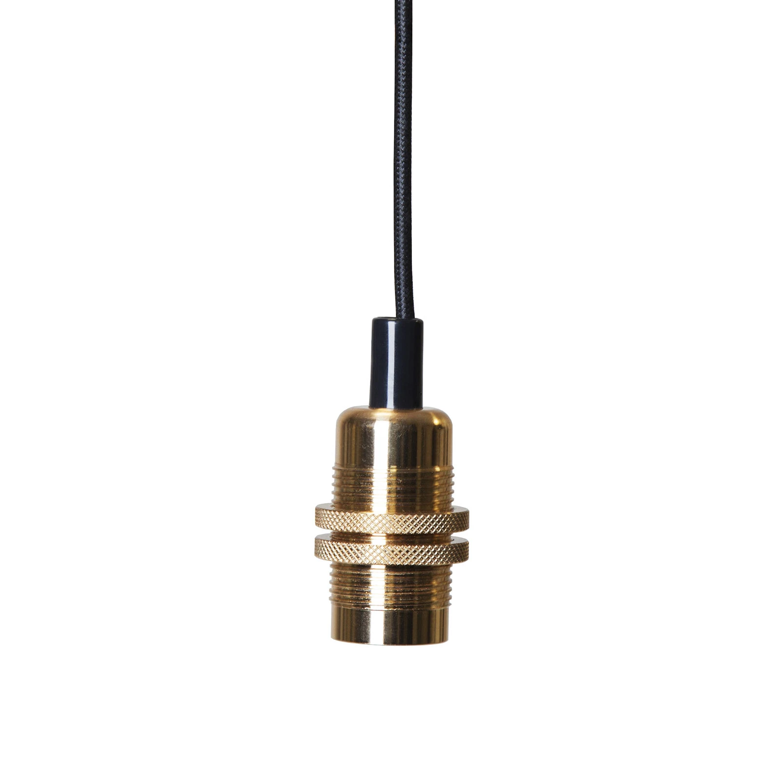 Portalampada E14 Fade con cavo, rame