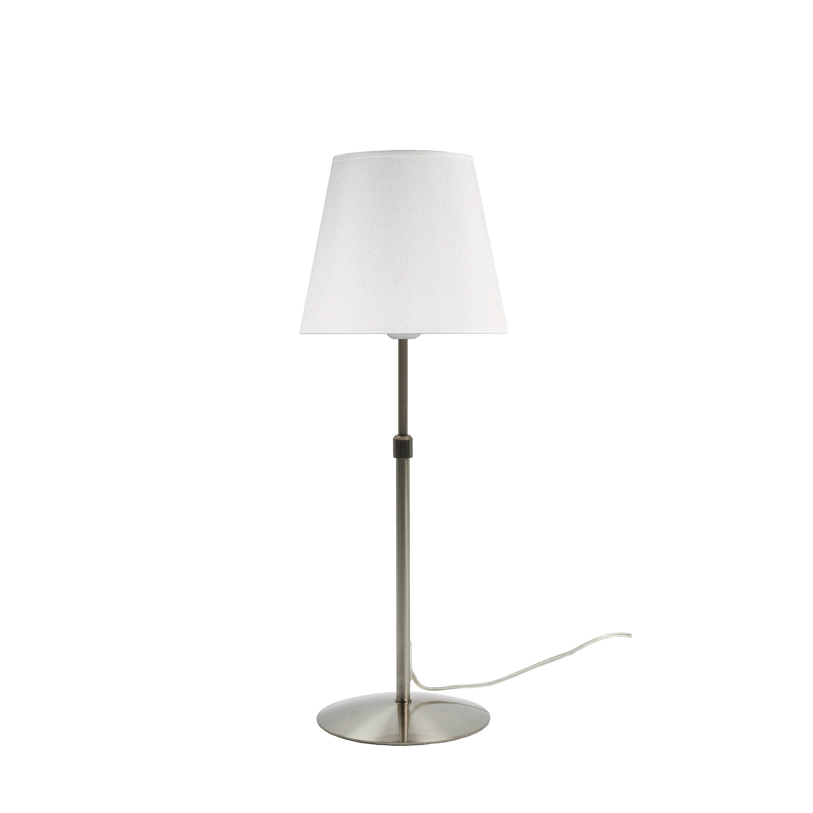 Aluminor Store lampa stołowa, aluminium/biała