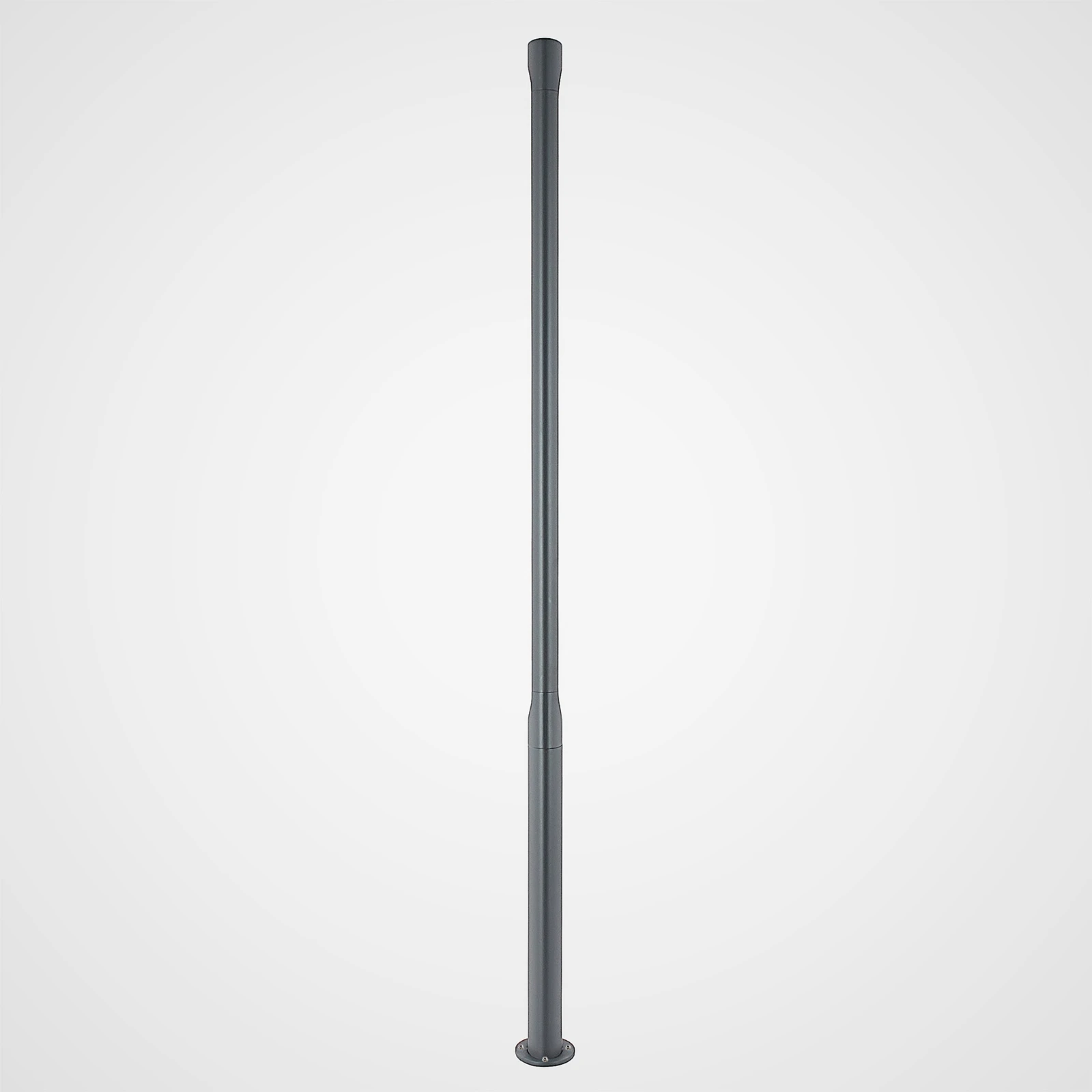 Lucande LED-Außenleuchte Dovino, 200 cm, dunkelgrau, IP65