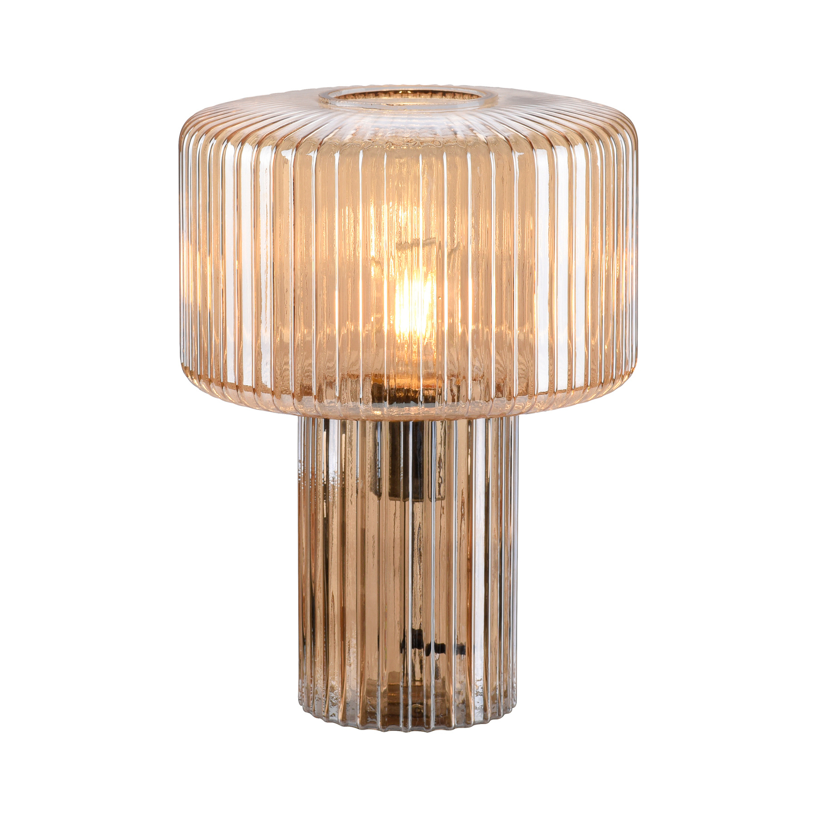 Paul Neuhaus Fungus table lamp, glass, 34 cm high, E27