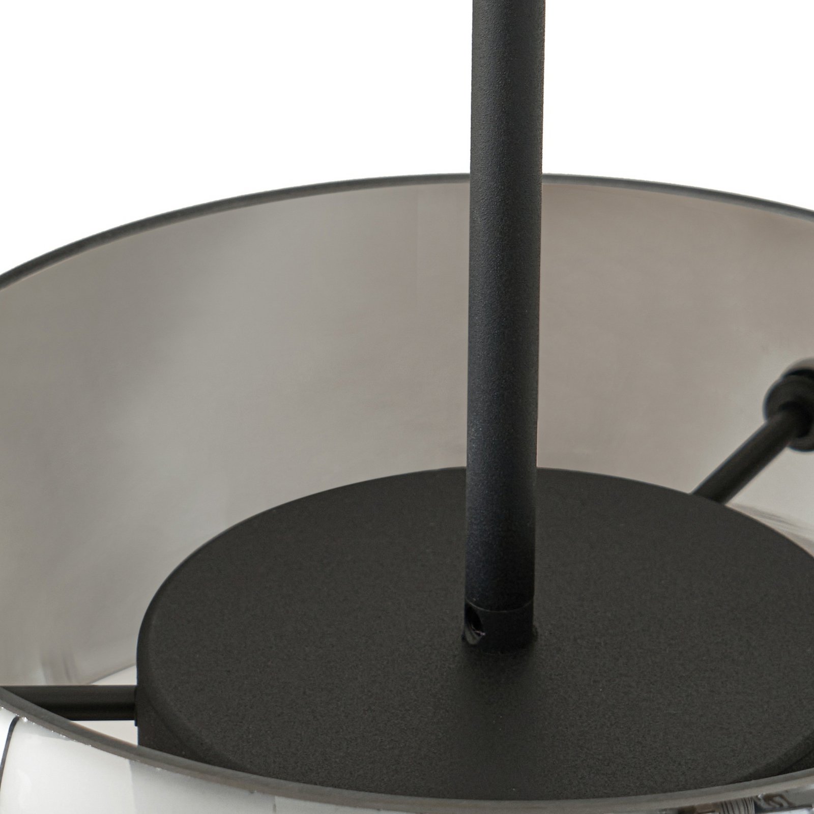 Lucande LED-Hängeleuchte Martis, schwarz, 3-flg., step-dim