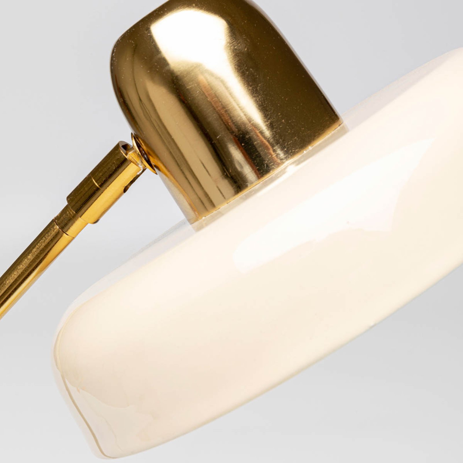 KARE Lampe à poser Demi, beige, acier émaillé, hauteur 56 cm