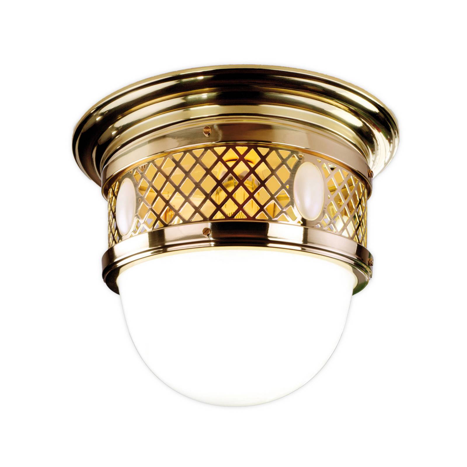 ORION Deckenleuchte Alt Wien Ø30 cm messing