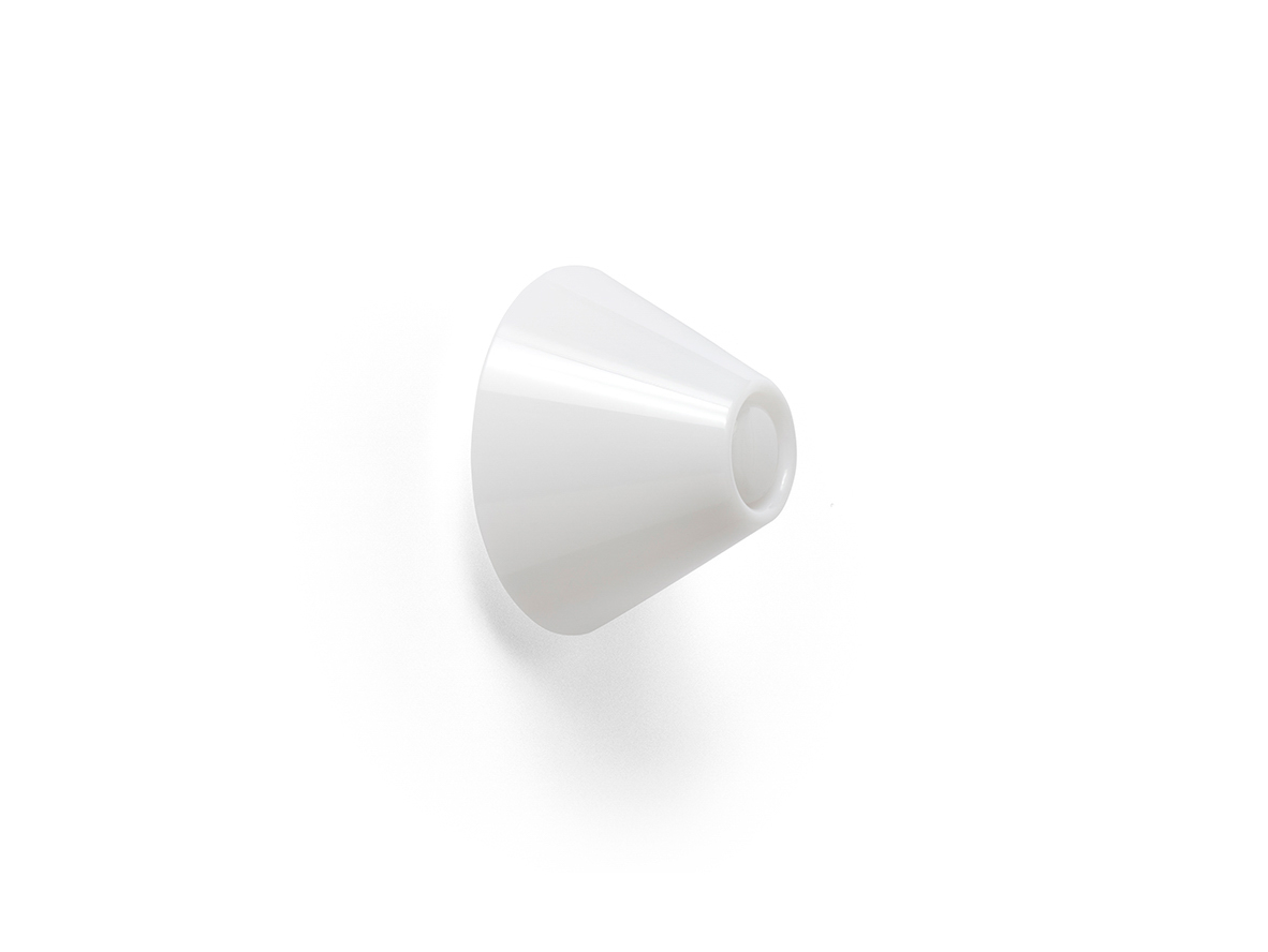 Ono Flush Mount Væg-/Loftlampe Ø200 IP44 Hvid Opal - Hay