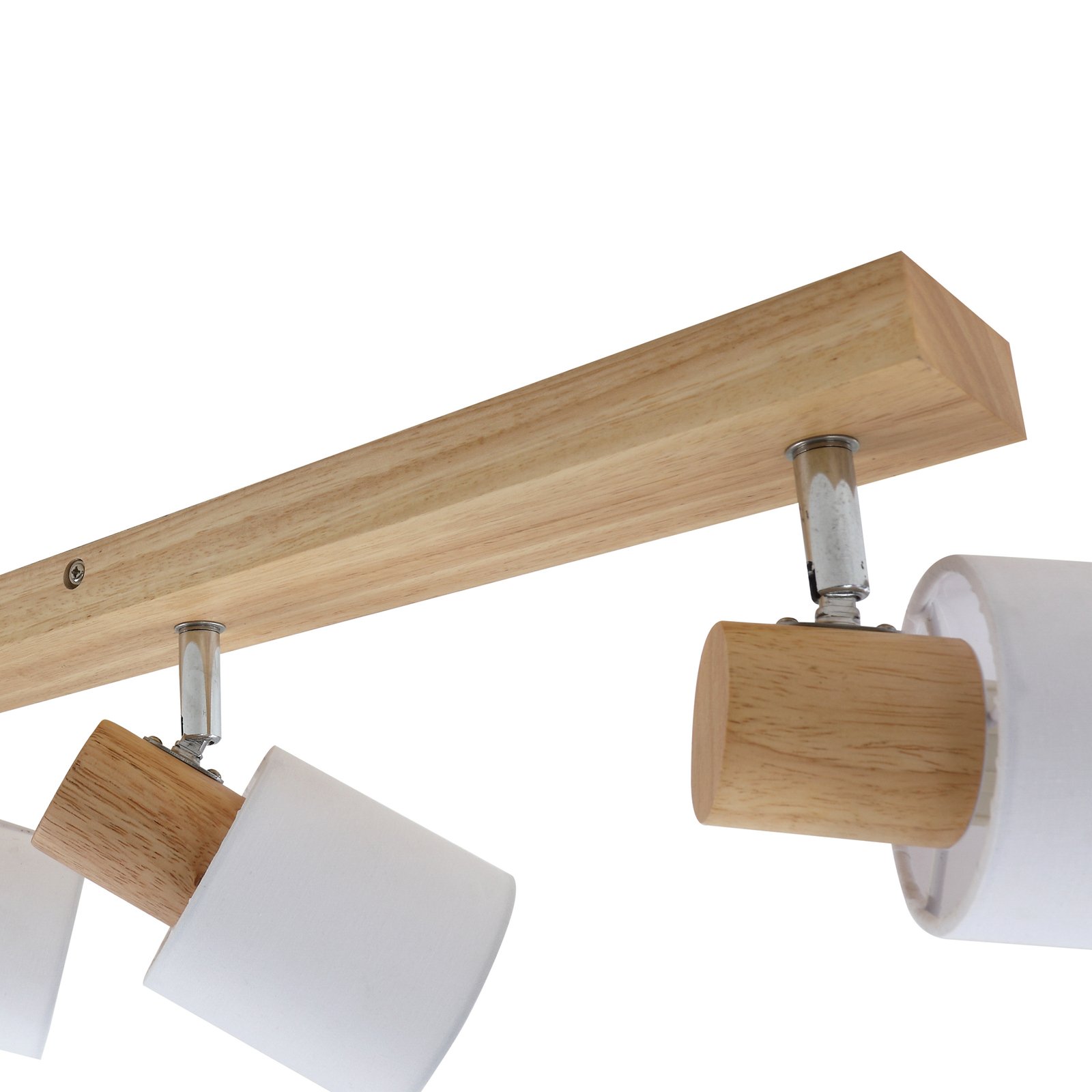 Wanessa 4 Plafonieră Wood/White - Lindby