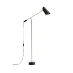 Northern Birdy - lampa podłogowa czarna i stalowa