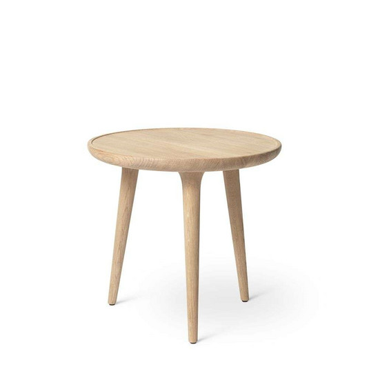 Odkladací stolík Accent, dub s matným lakom, výška 42 cm – Mater