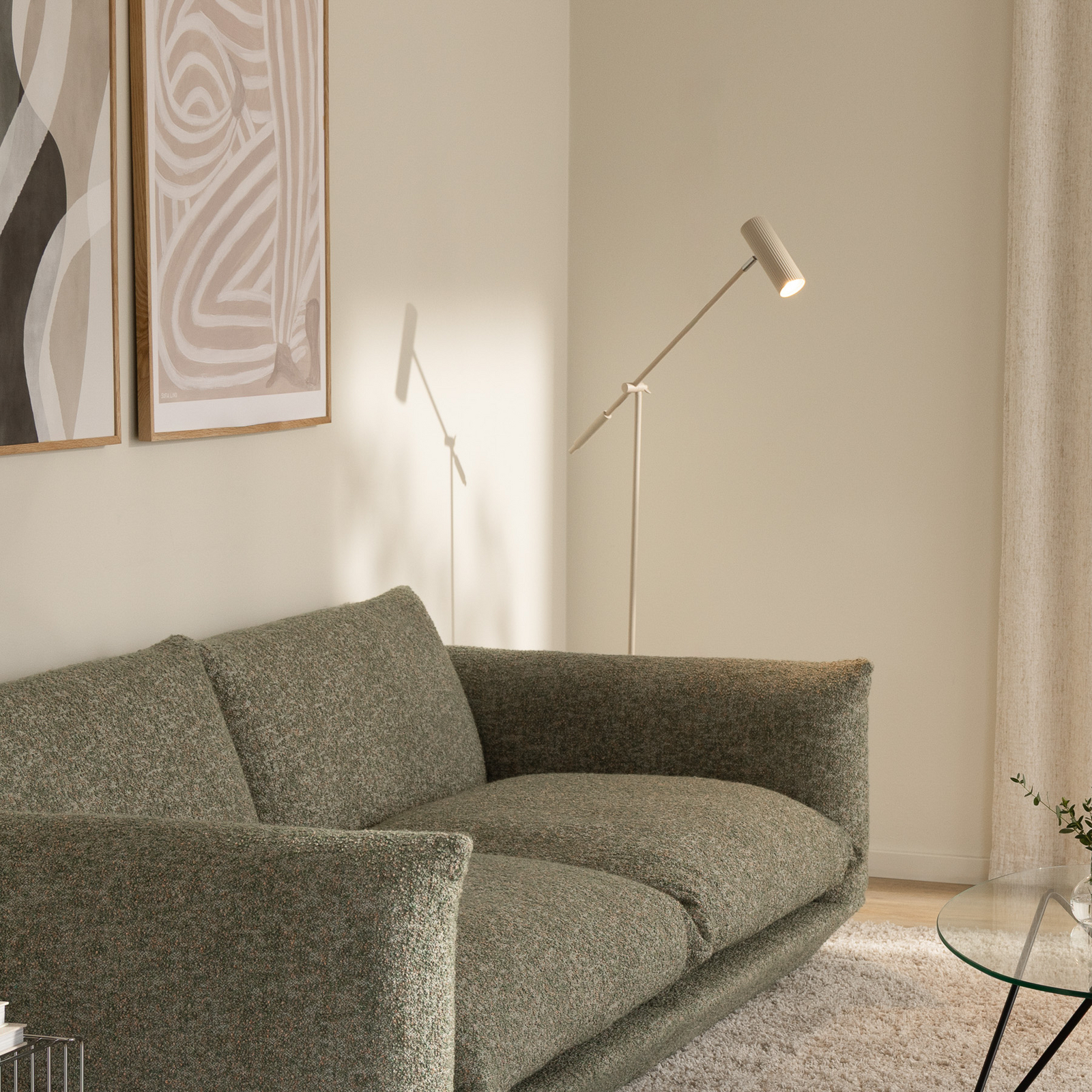 Hubble Read Stehleuchte beige Metall - Globen Lighting Hubble Read Stehleuchte beige Metall - Globen Lighting