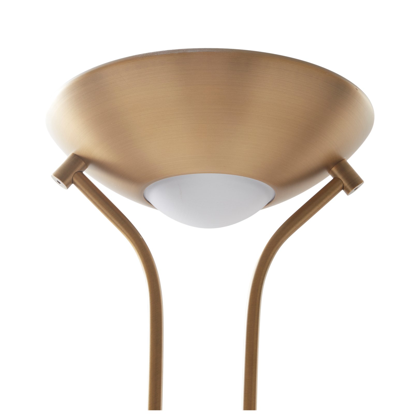 Lindby LED-Standleuchte Josefin, bronze, Leselicht, dimmbar
