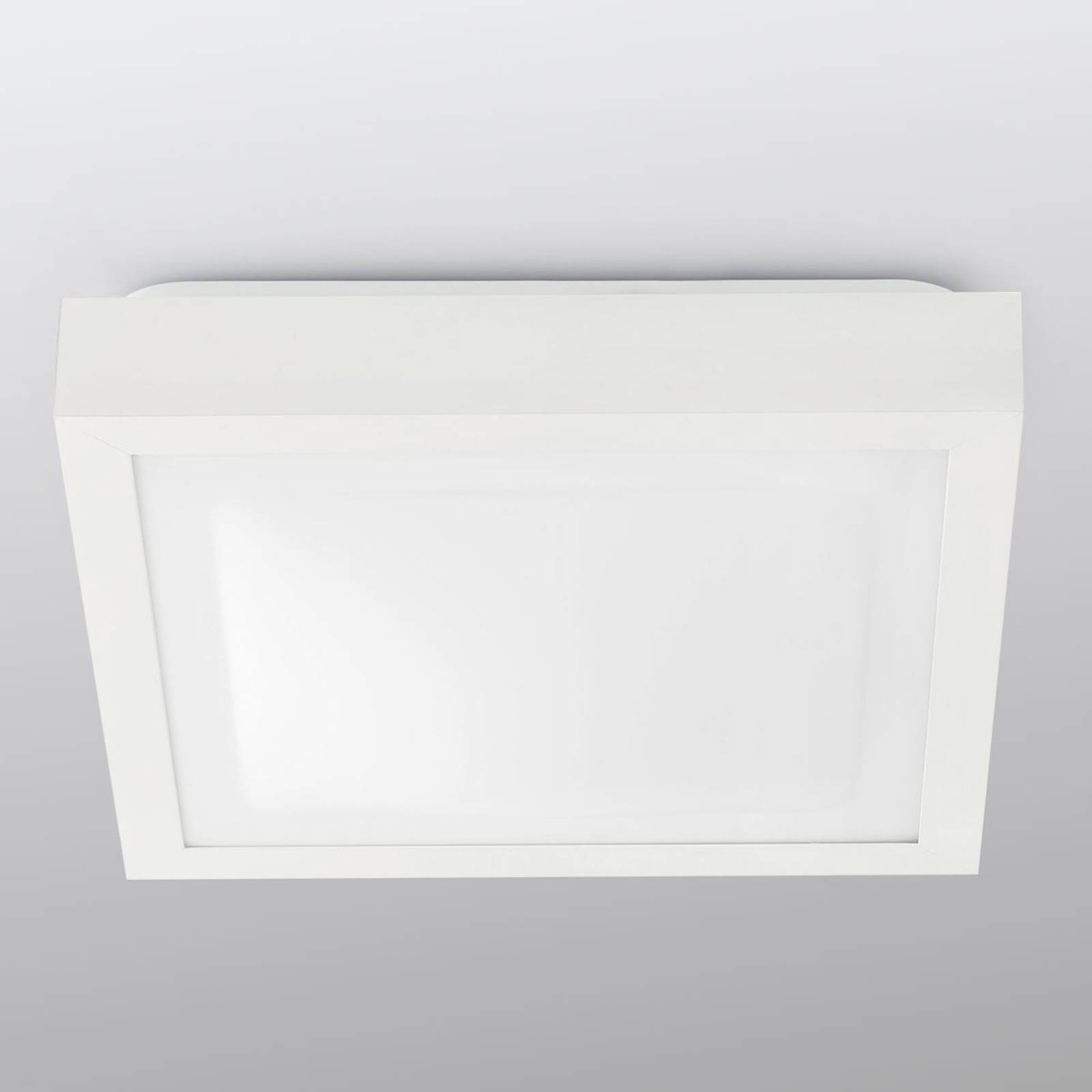 FARO BARCELONA Plafonnier de salle de bain Tola 32×32 cm blanc