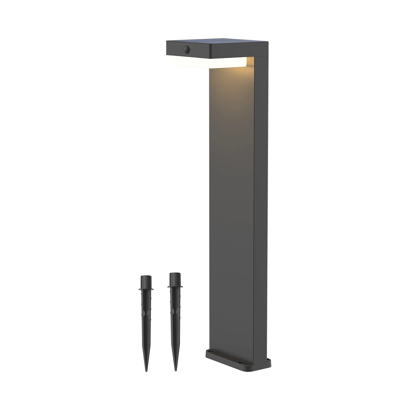 Luz LED recarregável para exterior 800104, antracite, IP44, sensor
