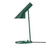 Louis Poulsen AJ Mini -pöytälamppu, tummanvihreä