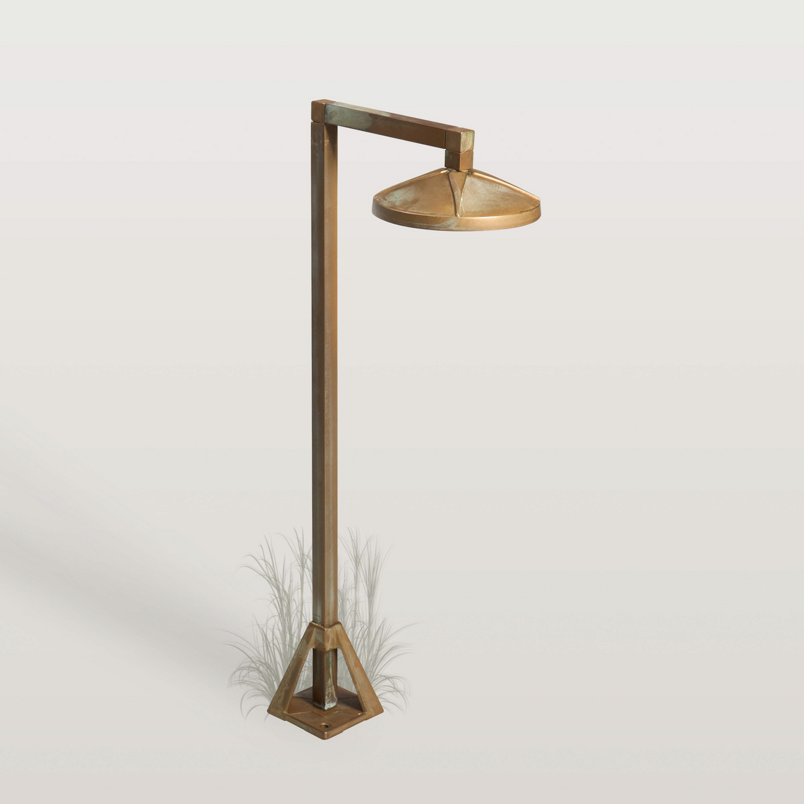 Luminaire pour socle LED Aura Disk, 50 x 19 cm, laiton antique