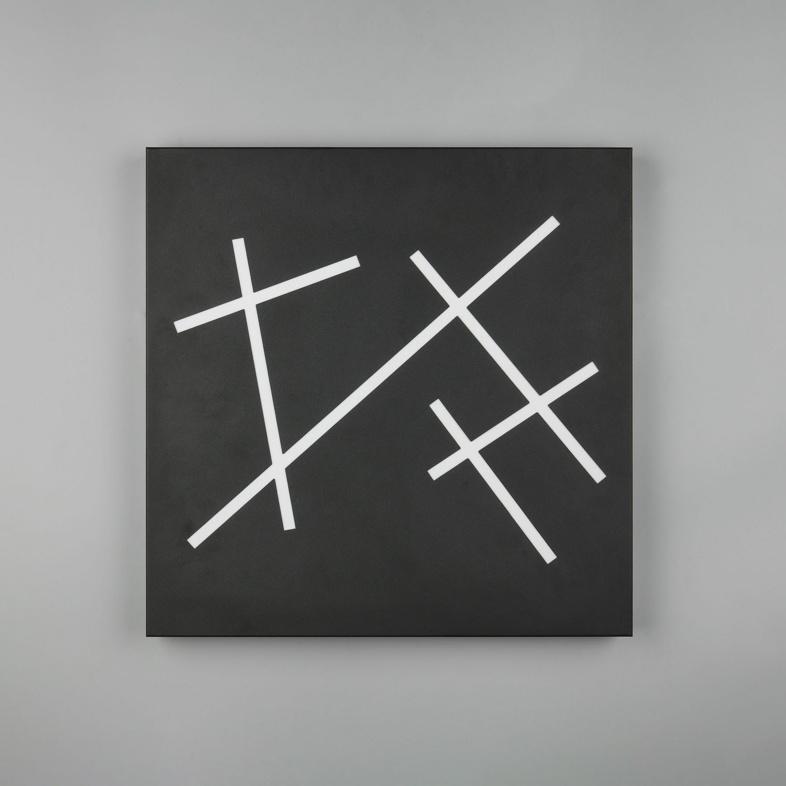 LED-taklampa Snip, matt svart, längd 50 cm, metall, CCT LED-taklampa Snip, matt svart, längd 50 cm, metall, CCT