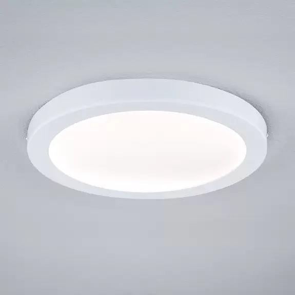 Lampenwelt Paulmann Abia LED-Panel Ø 30cm 2.700K weiß matt