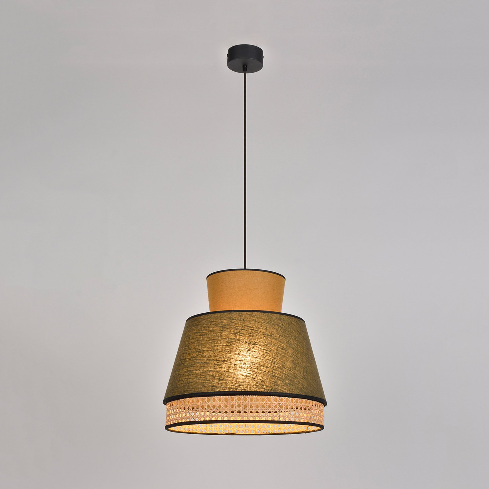 Singapour M Hängeleuchte, khaki/curry - MARKET SET Singapour M Hängeleuchte, khaki/curry - MARKET SET