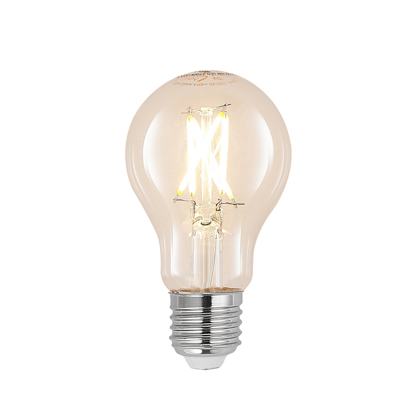 Arcchio LED filament bulb E27 8W clear 2,700K dimmable