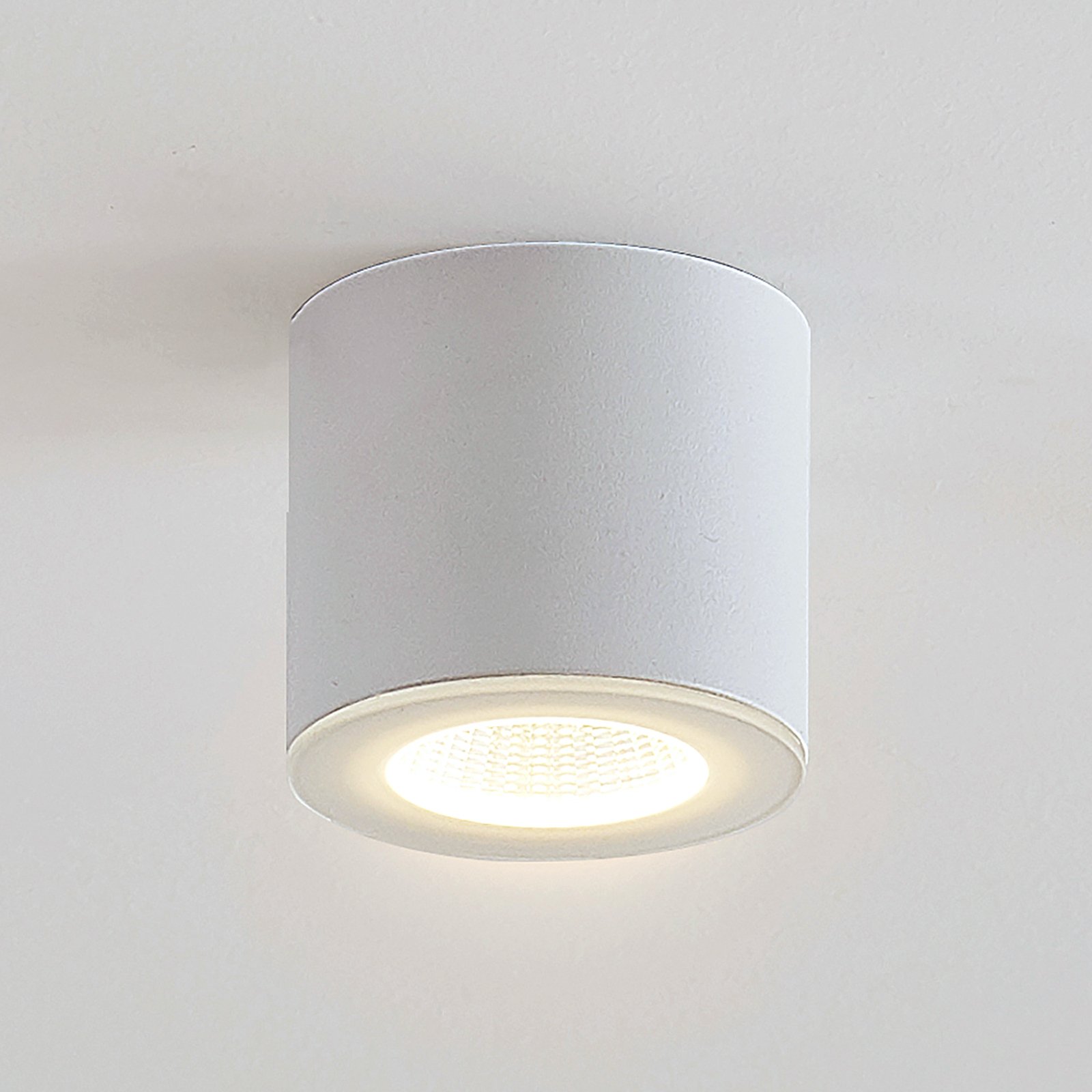 LED-Downlight Demiran in Weiß, rund
