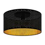 Varillas ceiling lamp in black/gold