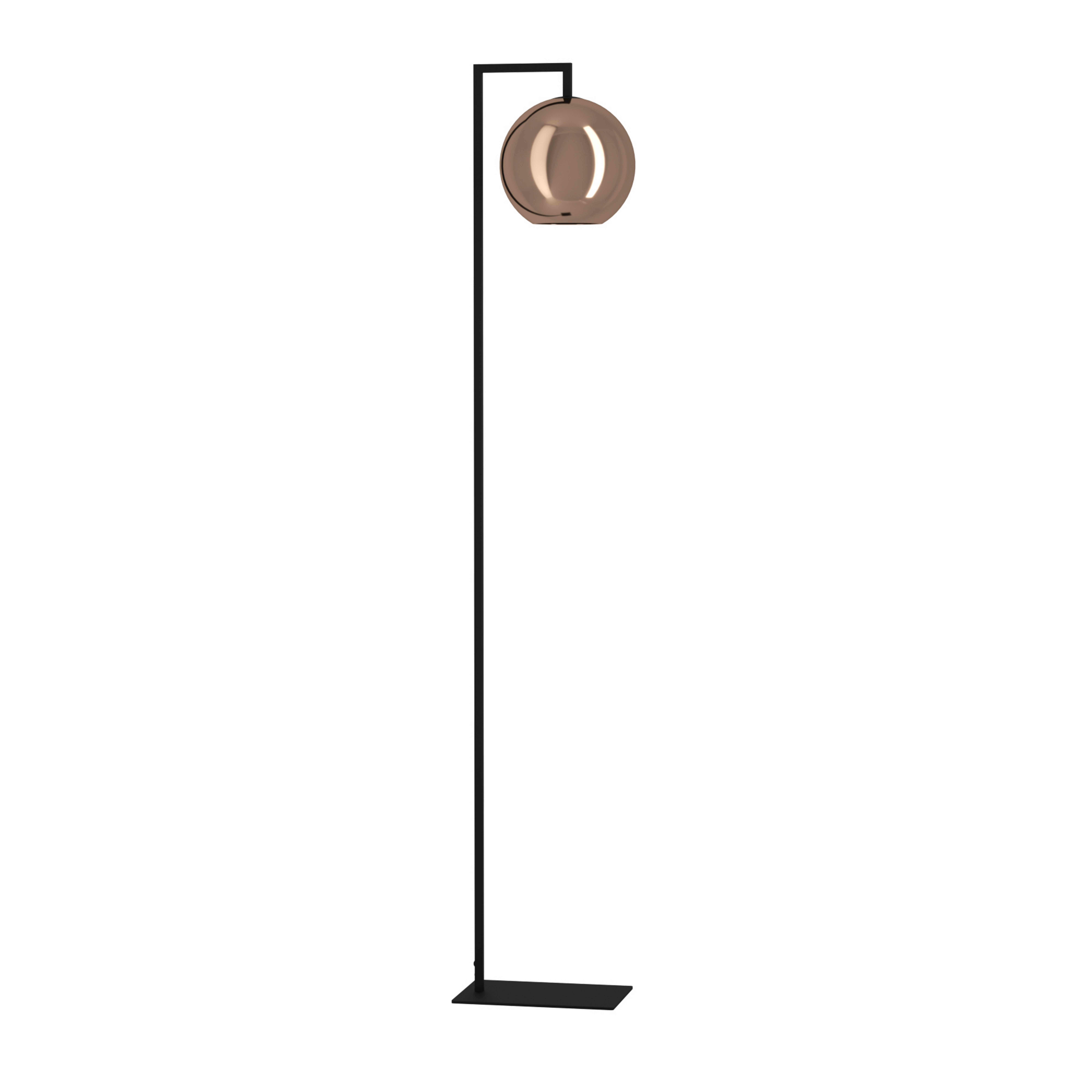EGLO Stars Of Light Cordoba floor lamp, copper-coloured glass