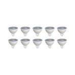 Prios LED-reflektor GU5.3 7.5W 621lm 36° hvit 840 sett med 10 stk