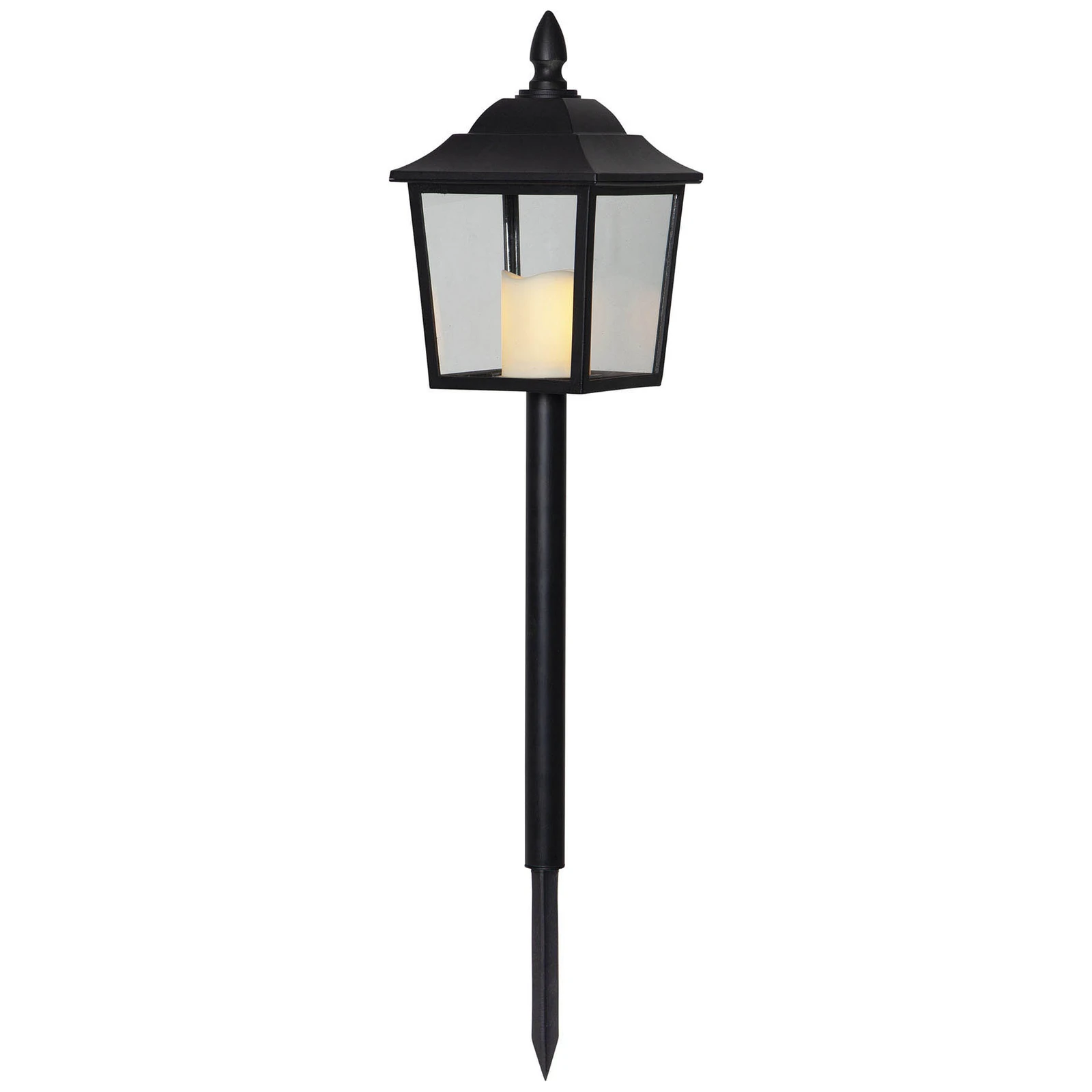 LED kapų žibintas Liepsnos žibintas, aukštis 52 cm