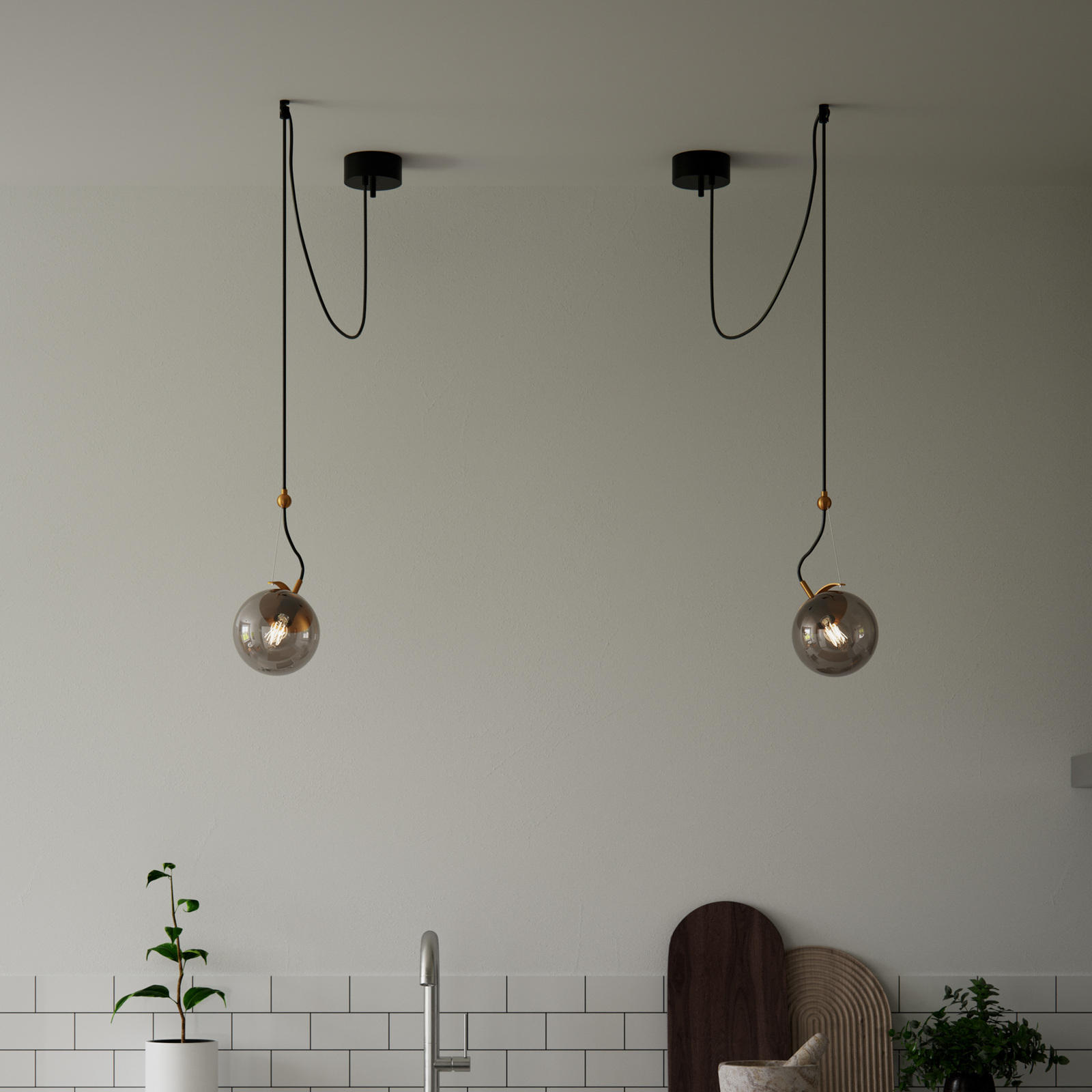 By Rydéns Carry hanging light decentralised 1-bulb