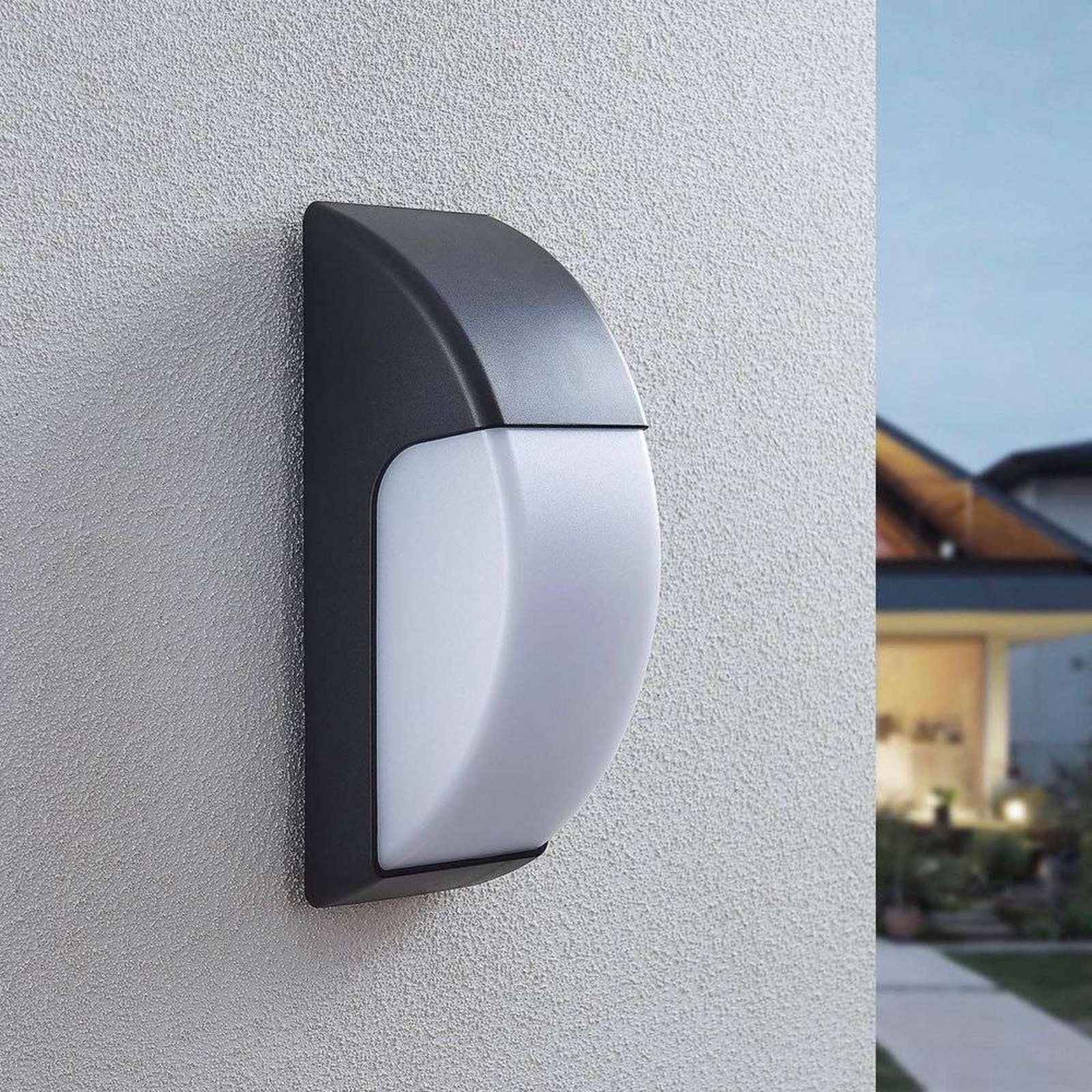 Alecia LED Aplica de Exterior IP65 Dark Grey - Lindby