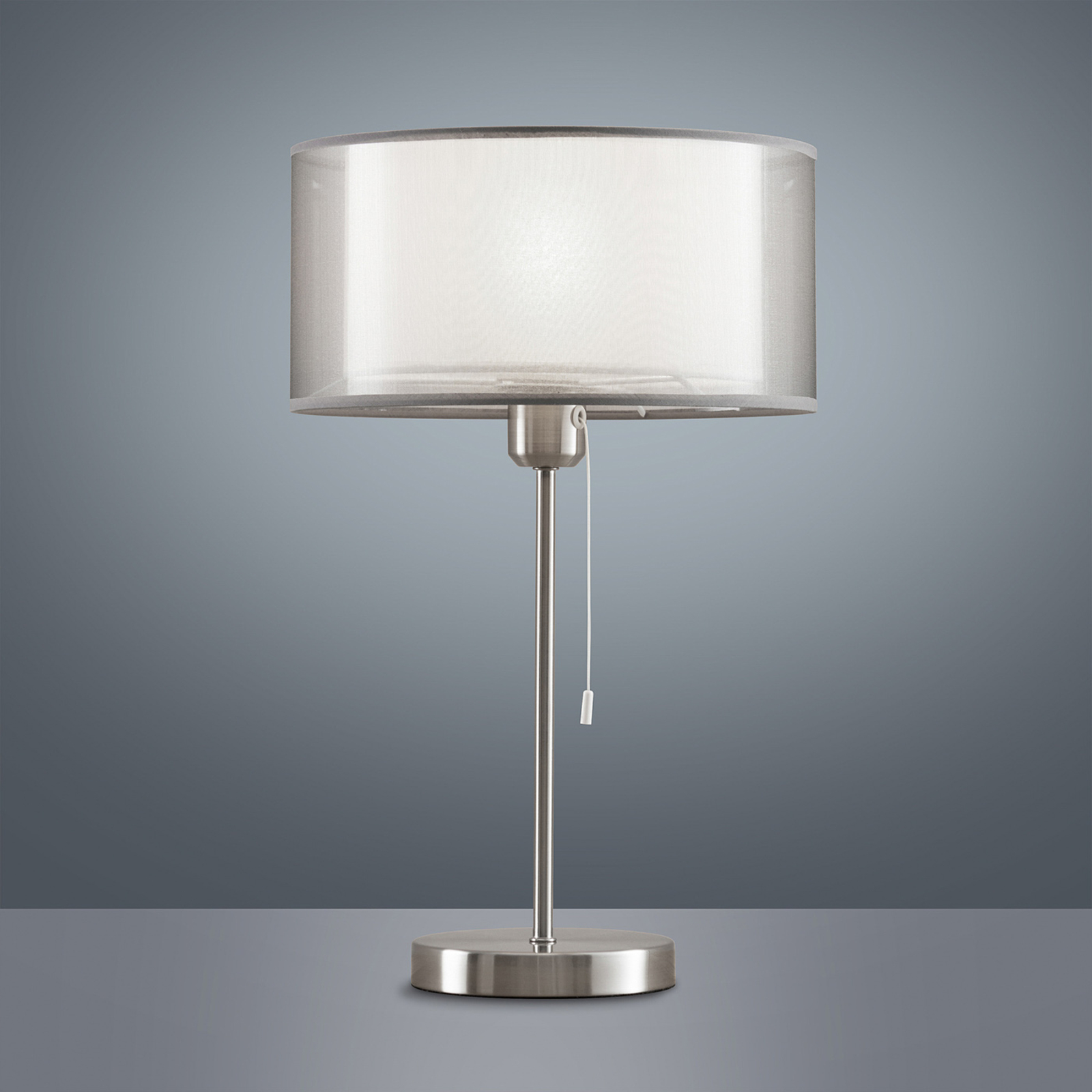 Lindby Taxima lámpara de mesa, gris