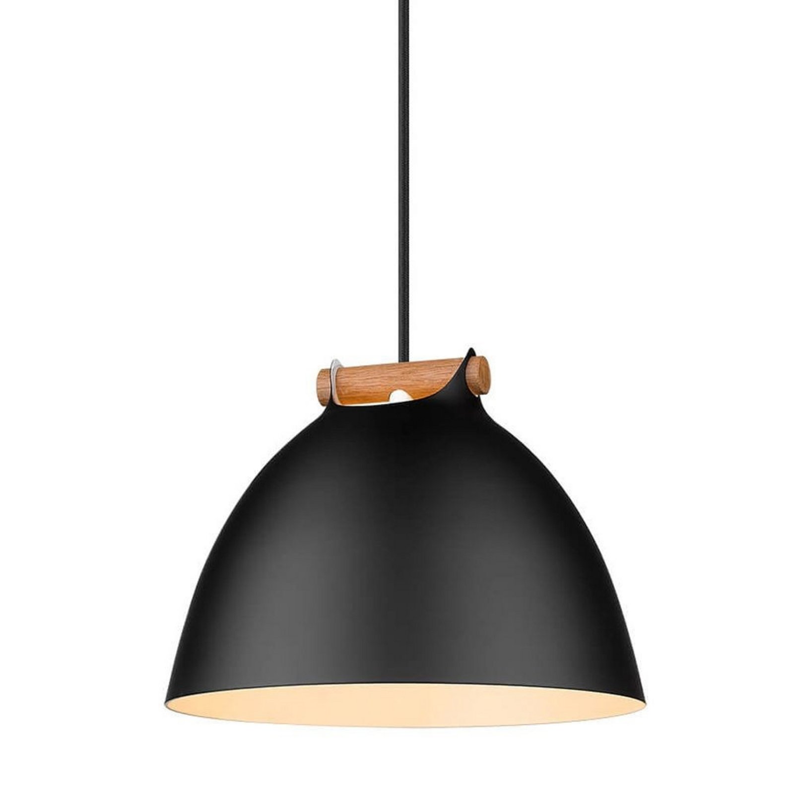 Århus Závěsná Lampa Ø24 Black/Wood - Halo Design