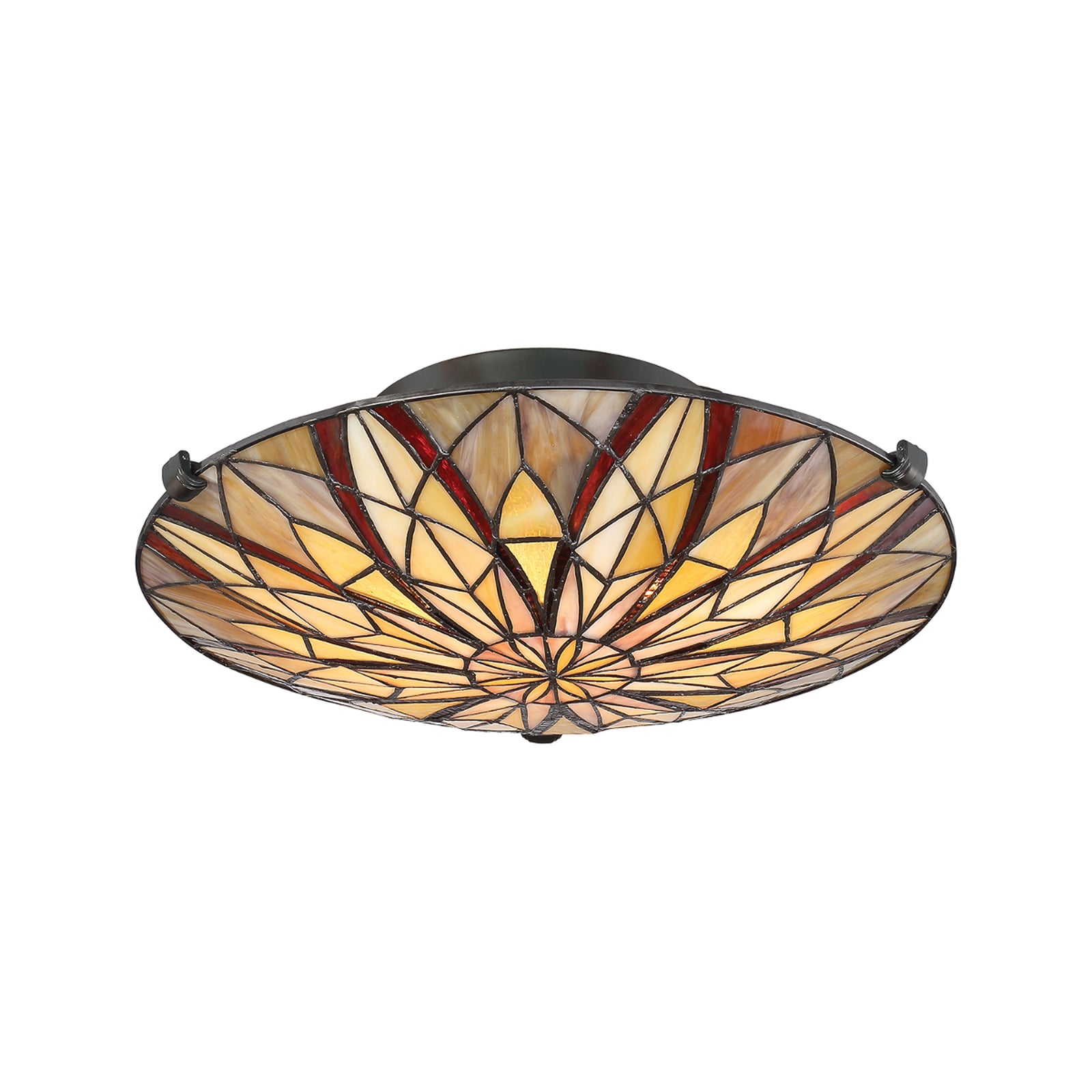 Victory loftlampe, gul/rød, 42 cm – QUOIZEL