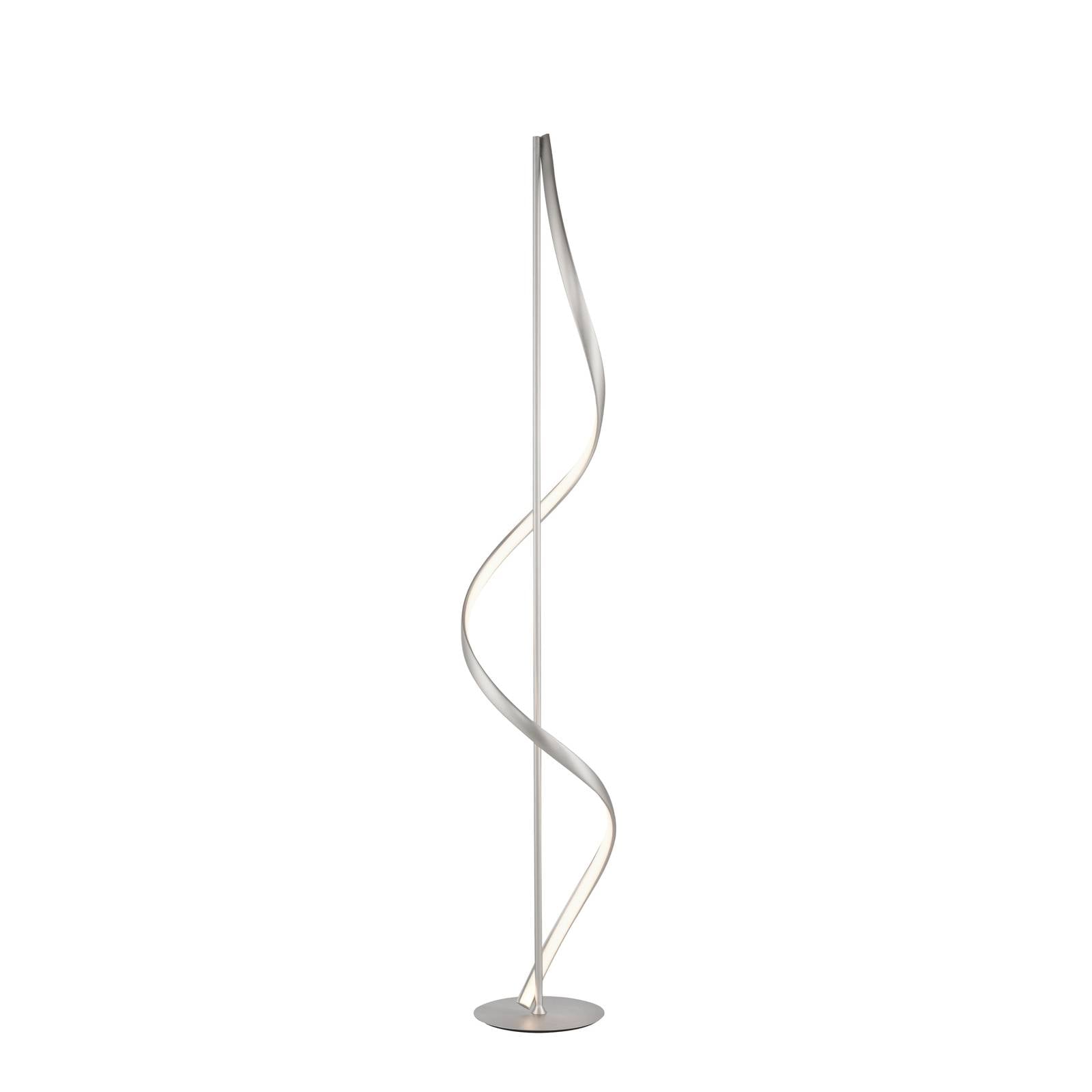 Led Stehleuchte Q-Swing in Silber 24W 2940lm - Silber - Q-smart