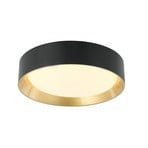 Kambia LED Candeeiro de Tecto Ø45 Black/Gold - Lindby