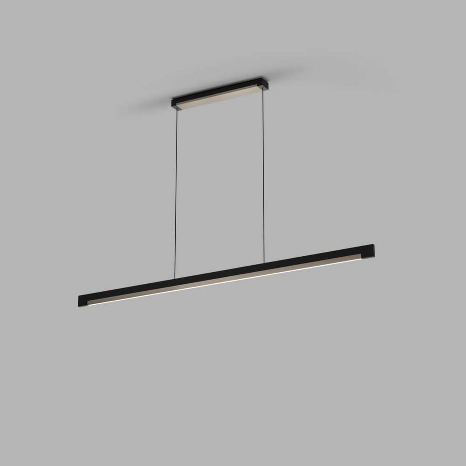 Inlay S1400 Linear Lustră Pendul Matt Black/Satin Gold - Light-Point