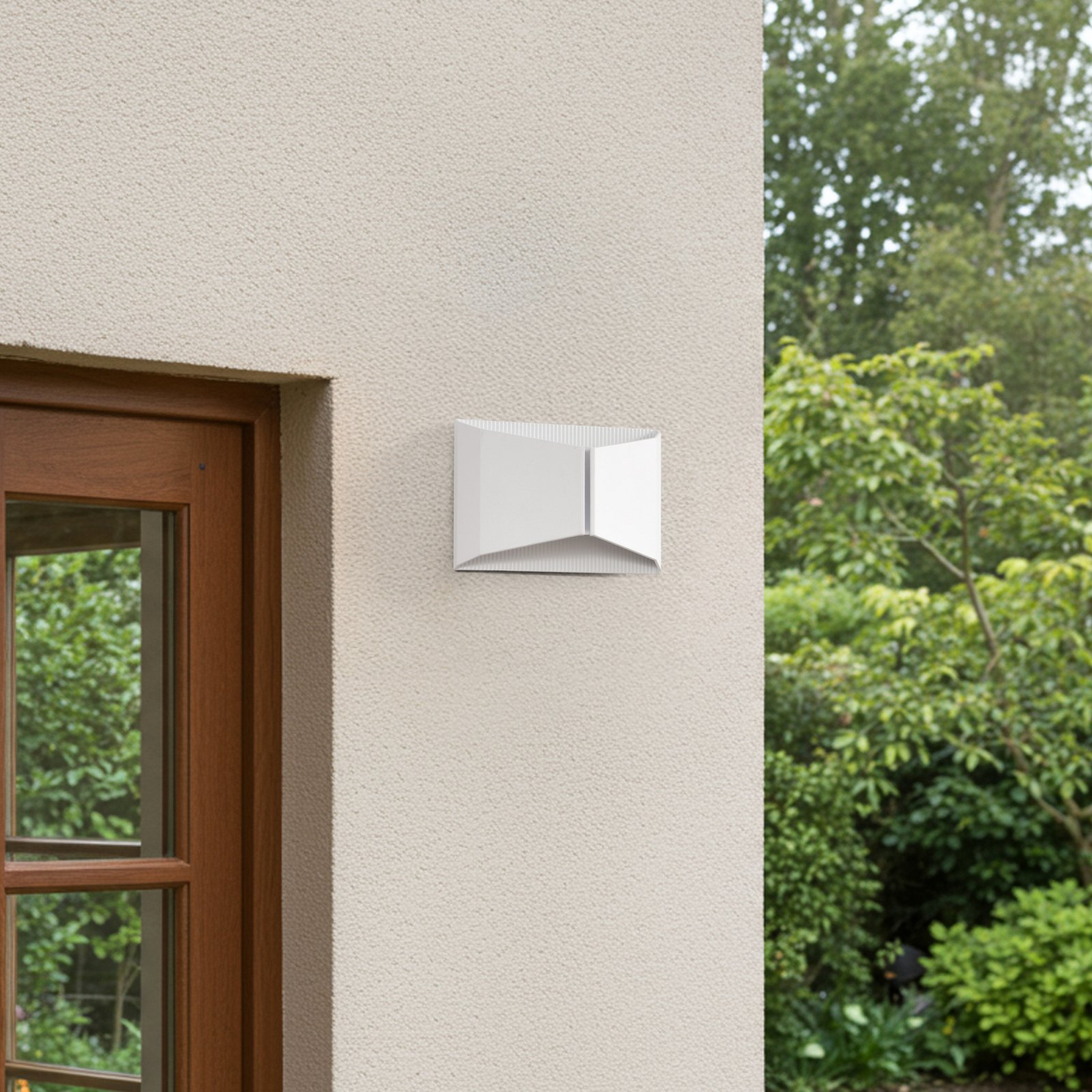 Lindby Outdoor LED Wall lamp,mat white