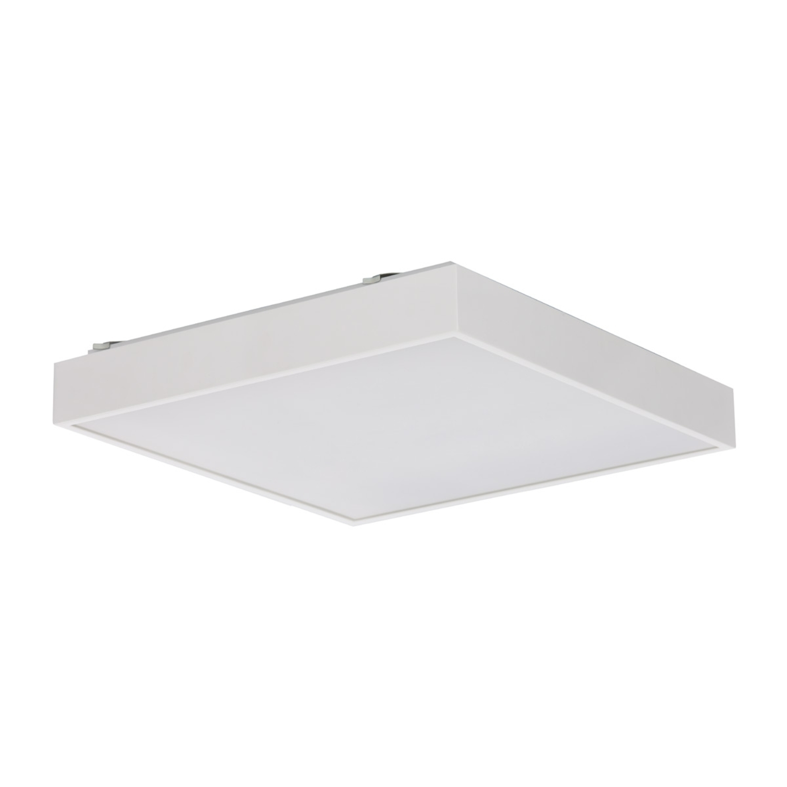 Vierkante led-plafondlamp Q5, wit, EVA