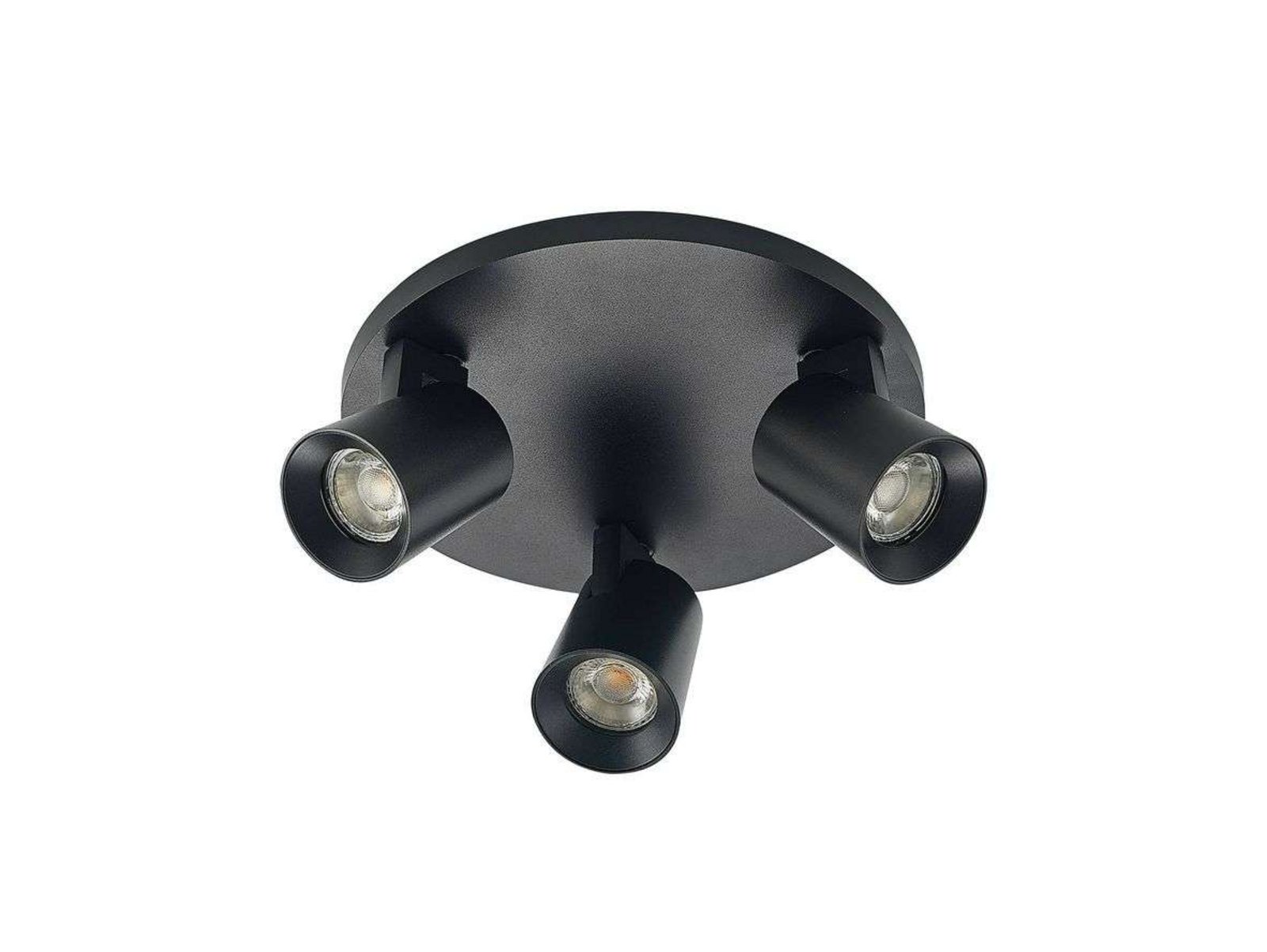 Iavo 3 Round Stropné Lampa Black - Arcchio