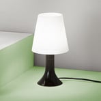 Lampă de masă BINGO Lumetto, negru/alb, înălțime 24,5 cm